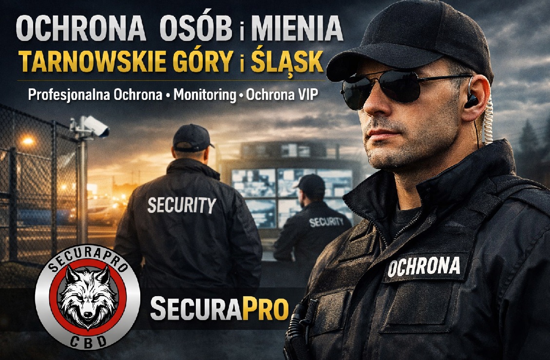 Ochrona osób i mienia Tarnowskie Góry – firma ochroniarska Śląsk | SECURAPRO
